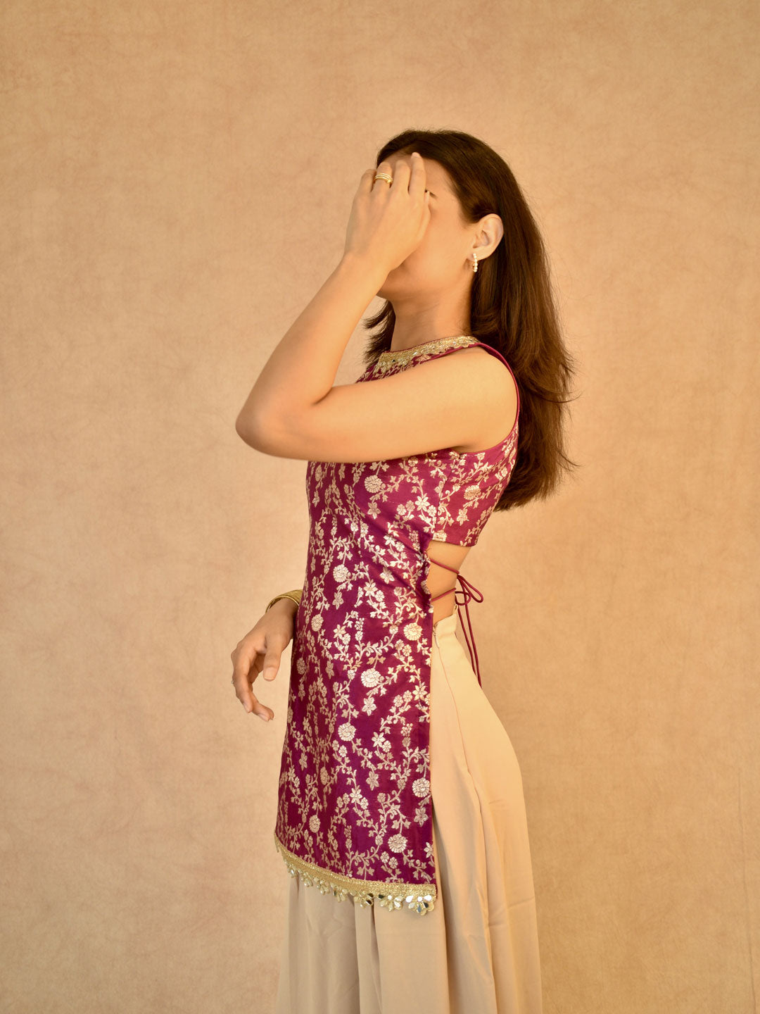 Regal Radiance Banarasi Kurti